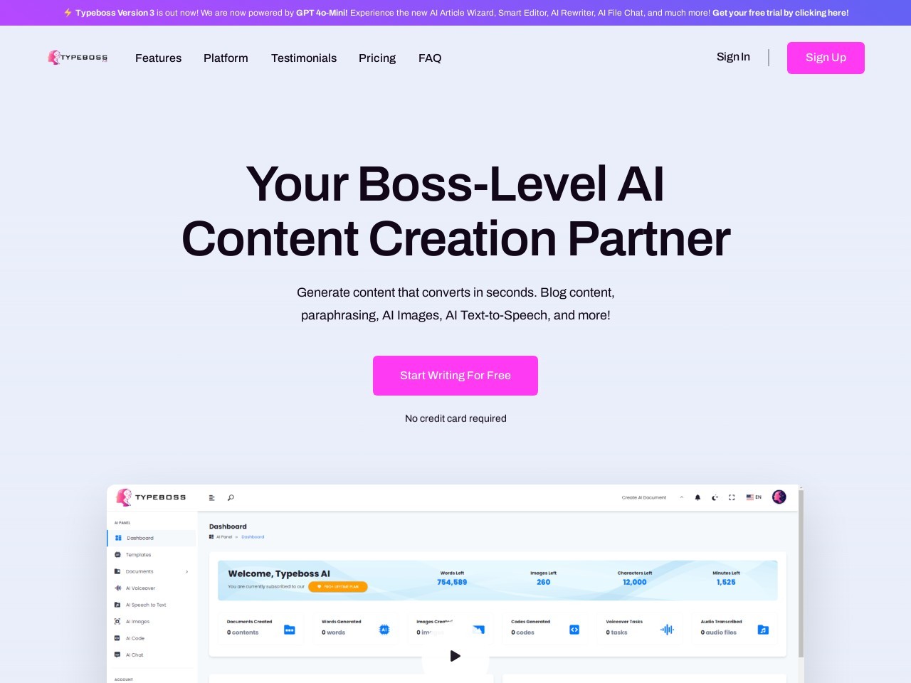 Typeboss | Boss-Level Writing Game Typeboss | Boss-Level Writing Game